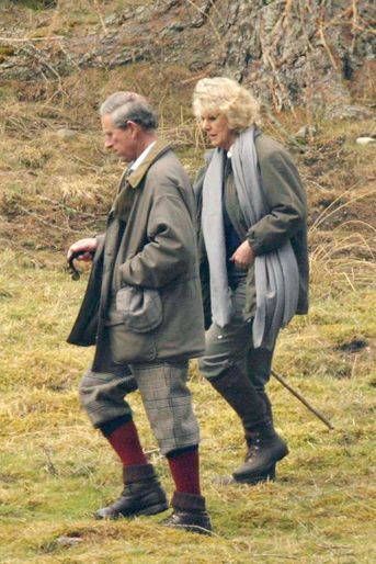 Camilla Parker Bowles et le prince Charles, le 10 avril 2004