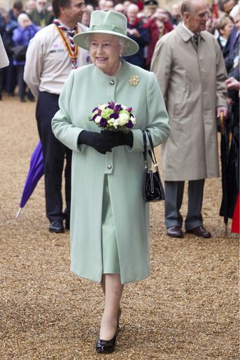 La reine Elizabeth II, le 29 avril 2012