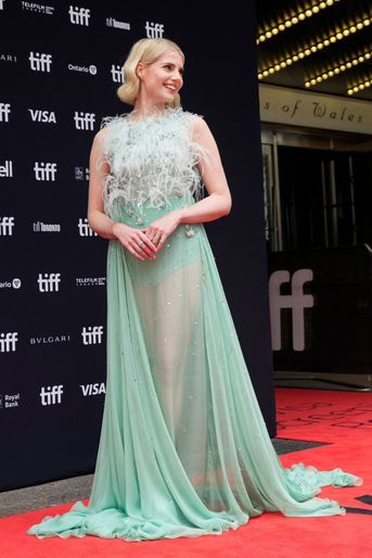 Lucy Boynton à l’affiche du film «Chevalier», au Festival International du Film de Toronto, le 11 septembre 2022. 