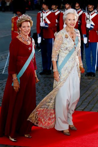 L'ex-reine des Hellènes Anne-Marie et la princesse Benedikte de Danemark, à Copenhague le 10 septembre 2022