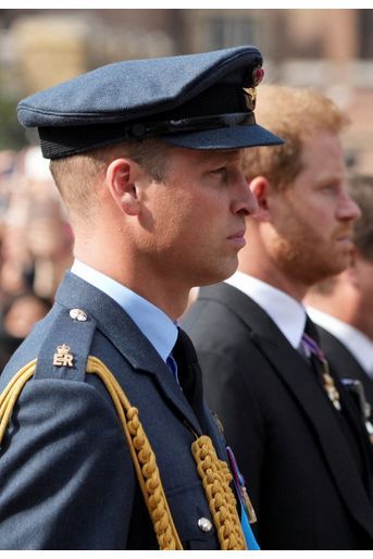 Le prince William et le prince Harry, le 14 septembre 2022.
