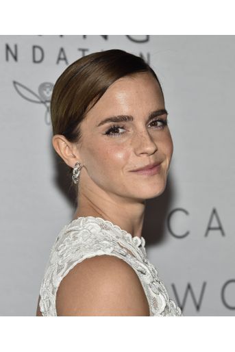 Engagée pour la cause des femmes, Emma Watson arrive au gala de la fondation Kering, à New York, le 15 septembre 2022. 