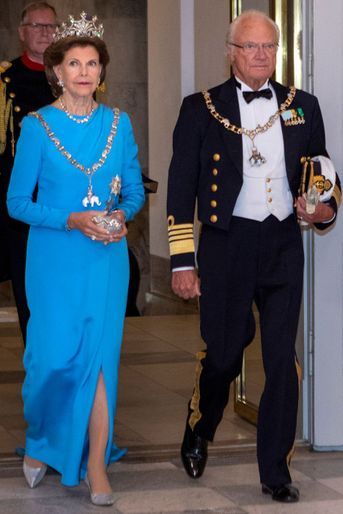 La reine Silvia de Suède à Copenhague, le 11 septembre 2022
