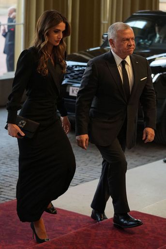 Rania et Abdallah II de Jordanie, dimanche.