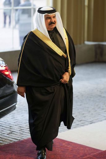 Le roi de Bahreïn Hamad bin Isa Al Khalifa à Buckingham.