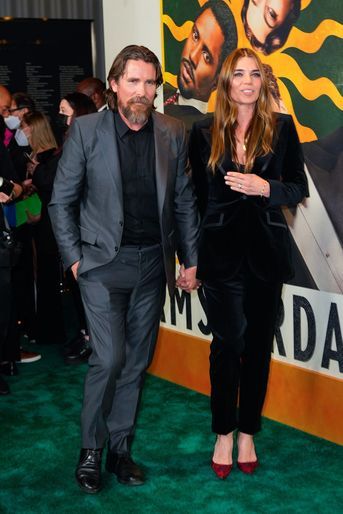 Christian Bale et sa femme Sibi Blažić à l'avant-première d'"Amsterdam", le 18 septembre 2022, au Alice Tully Hall, à New York.