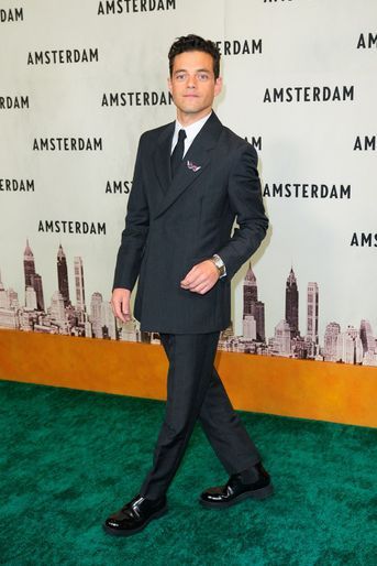 Rami Malek à l'avant-première d'"Amsterdam", le 18 septembre 2022, au Alice Tully Hall, à New York.