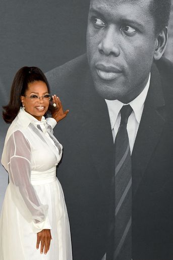 Oprah Winfrey à l'avant-première du documentaire "Sidney", à Los Angeles, le 21 septembre 2022.