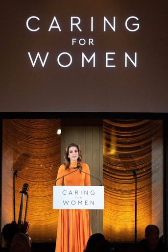 La reine Rania de Jordanie co-présidait le premier Kering Foundation’s Caring for Women Dinner à New York, le 15 septembre 2022