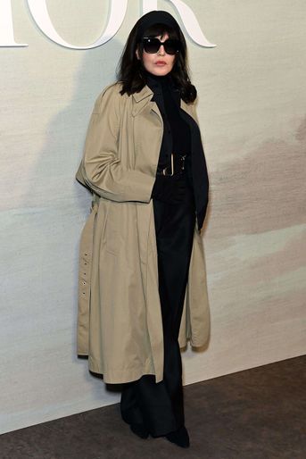 Isabelle Adjani au défilé Dior printemps-été 2023 à Paris, le 27 septembre 2022.
