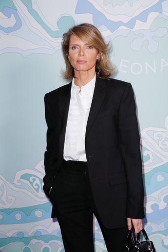 Sylvie Tellier au défilé Leonard Paris, lors de la Fashion Week de Paris, le 30 septembre 2022.