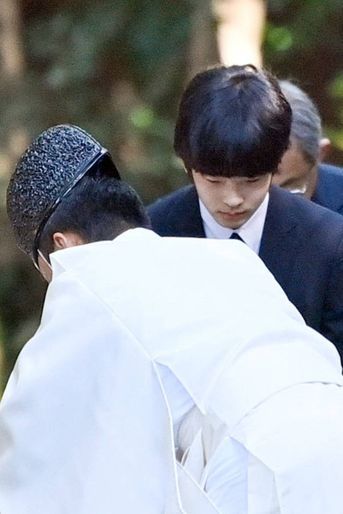 Le prince Hisahito du Japon à Ise-Jingu, le 1er octobre 2022