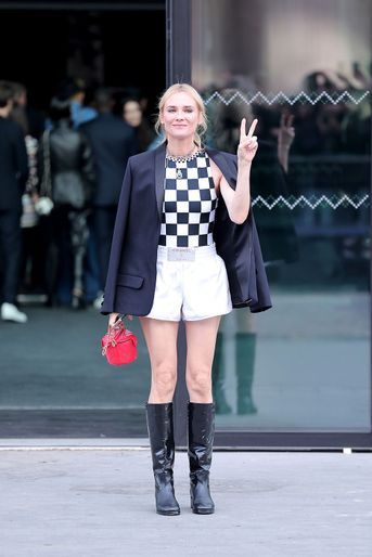 Diane Kruger au défilé Chanel printemps-été 2023 à Paris, le 4 octobre 2022.