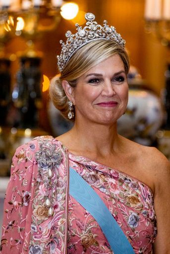 La reine Maxima des Pays-Bas à Stockholm, le 11 octobre 2022