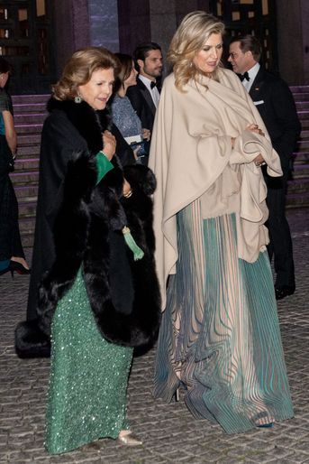 La reine Maxima des Pays-Bas à Stockholm, le 12 octobre 2022