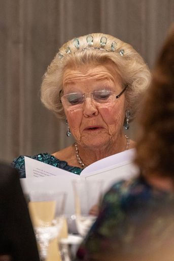 L'ex-reine Beatrix des Pays-Bas au Palais royal à Amsterdam, le 9 novembre 2022