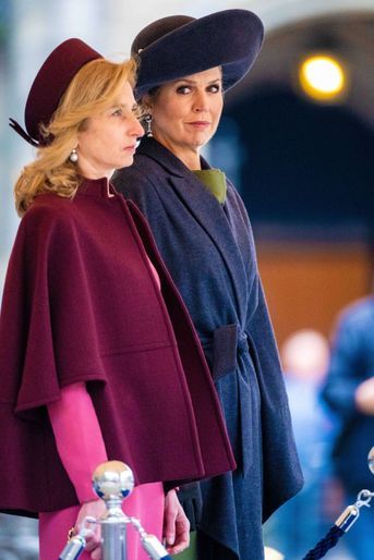 La reine Maxima des Pays-Bas et Laura Mattarella à Amsterdam, le 9 novembre 2022