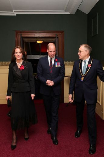L'arrivée de la princesse Kate et du prince William au Festival of Remembrance, le 12 novembre 2022.