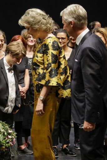 La reine des Belges Mathilde, le 5 septembre 2017