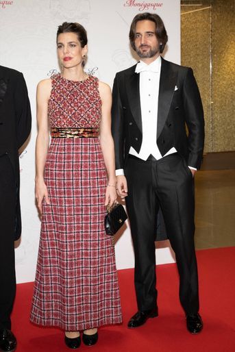 Charlotte Casiraghi et Dimitri Rassam au gala de la fête nationale monégasque, samedi 19 novembre 2022 au Forum Grimaldi de Monaco. 