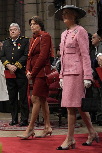 Les princesses Stéphanie de Monaco et Caroline de Hanovre, à Monaco le 19 novembre 2022