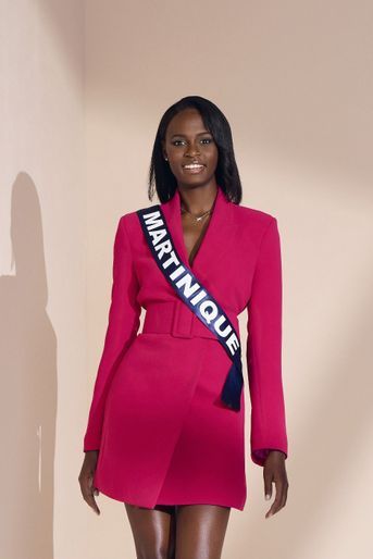 Miss Martinique 2022, Axelle René, en lice pour le concours de Miss France 2023 qui se tiendra à Châteauroux, le 17 décembre 2022.