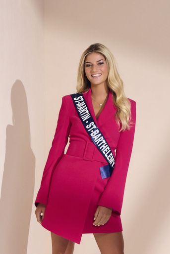 Miss Saint-Martin-Saint-Barthélemy 2022, Inès Tessier, en lice pour le concours de Miss France 2023 qui se tiendra à Châteauroux, le 17 décembre 2022.