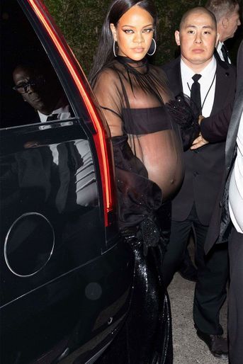 Rihanna à la soirée de Jay-Z et Beyoncé au Château Marmont.