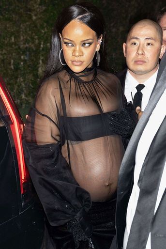 Rihanna à la soirée de Jay-Z et Beyoncé au Château Marmont.