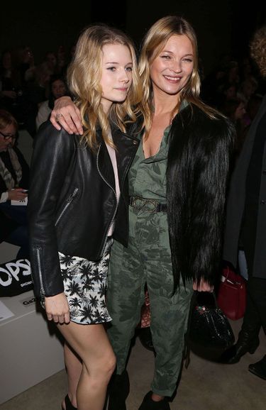 Lottie et Kate Moss en 2014
