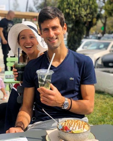 Sur Instagram, il recommande ces jus vitaminés que le couple sirote à Marbella, en 2019