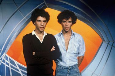 Igor et Grichka Bogdanoff dans "Temps X" en 1979.