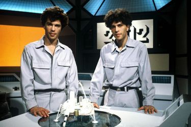 Igor et Grichka Bogdanoff dans l’émission "2002, odyssée du futur" en 1982.