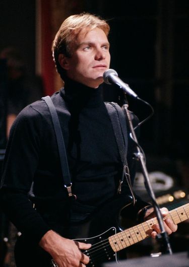 Sting à Paris en 1985.