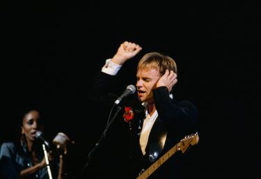 Sting à Paris en 1985.