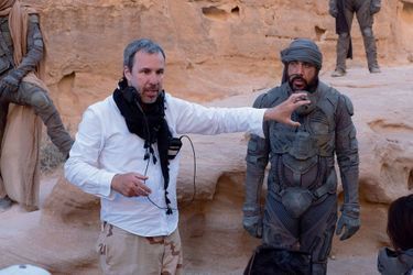 Denis Villeneuve pendant le tournage "Dune".