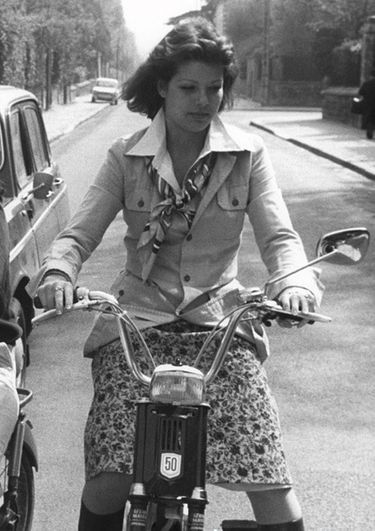 Caroline de Monaco, en 1975.