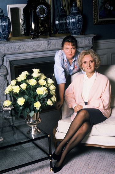 Claude et Bernadette Chirac à l'Hôtel de Ville de Paris, en novembre 1990.