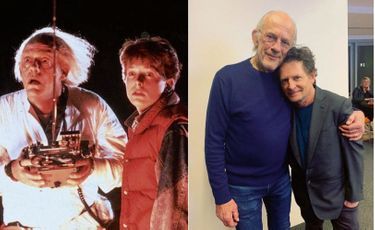 En 2020, les retrouvailles de Doc-Christopher Lloyd et Marty McFly-Michael J. Fox, les acteurs principaux de la trilogie «Retour vers le futur ».