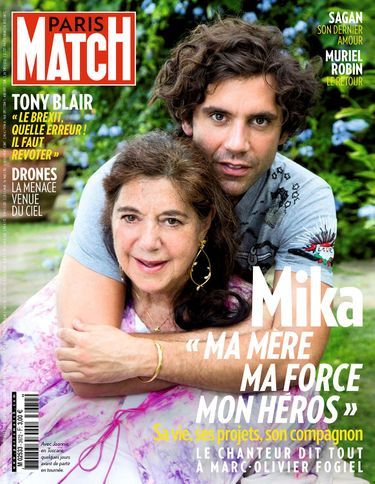 Mika et sa mère Joannie en couverture de Paris Match n°3672, daté du 26 septembre 2019.