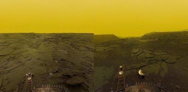La surface de Vénus photographiée par les sondes Venera 13 et 14