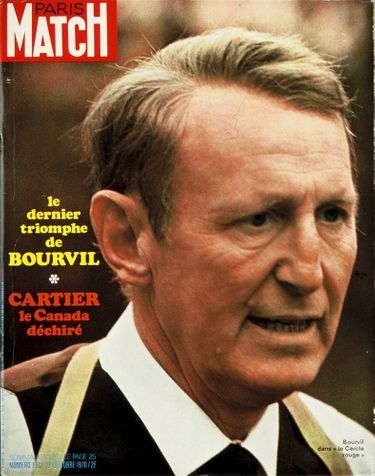 Bourvil en couverture du Paris Match n°1121, 31 octobre 1970