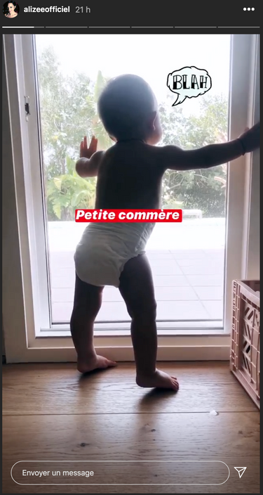 Alizée dévoile une photo de sa petite Maggy le 3 août 2020