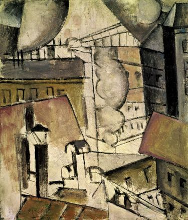 "Fumées sur les toits", de Fernand Léger, 1911.