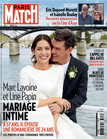 Le 25 juillet 2020, Paris Match avait assisté à son mariage, célébré à Paris en petit comité.