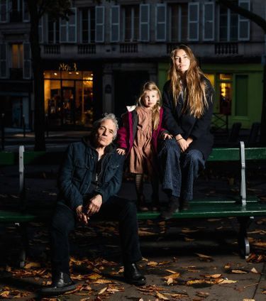 Abel Ferrara, sa femme, Cristina Chiriac, et leur fille, Anna, en novembre dernier à Paris.