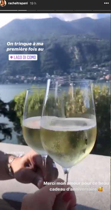 Rachel Legrain-Trapani en vacances en Italie avec son chéri Valentin Leonard, septembre 2019