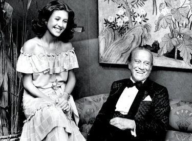 Patricia et son père, Aldo, en 1979.