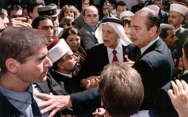Jacques Chirac à Jérusalem, le 22 octobre 1996.