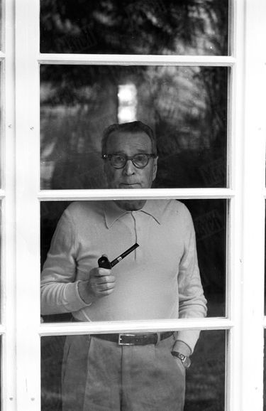 Georges Simenon en janvier 1978.